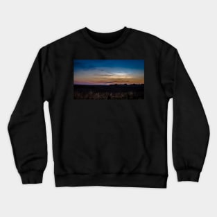 Sunset Across A Whitburn Field Crewneck Sweatshirt